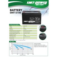 Gambar Baterai Kering 12V 100AH Deep Cycle Gel SMT-12100 - Unit dari TokoUPS Kota Administrasi Jakarta Pusat 4 Tokopedia