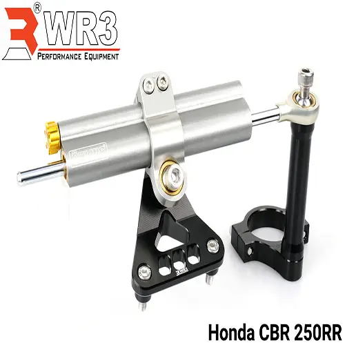 Gambar Breket Steering Damper WR3 CBR 250RR - Silver dari WR3 Kota Administrasi Jakarta Barat 3 Tokopedia