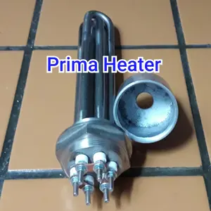 Immersion Heater dia.11 mm x 250 mm 380 V 6 KW drat "2