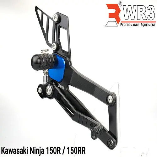 Gambar Footstep / Underbone Racing Depan WR3 V-Series Ninja 150 R / 150 RR - Full Hitam dari WR3 Kota Administrasi Jakarta Barat 4 Tokopedia