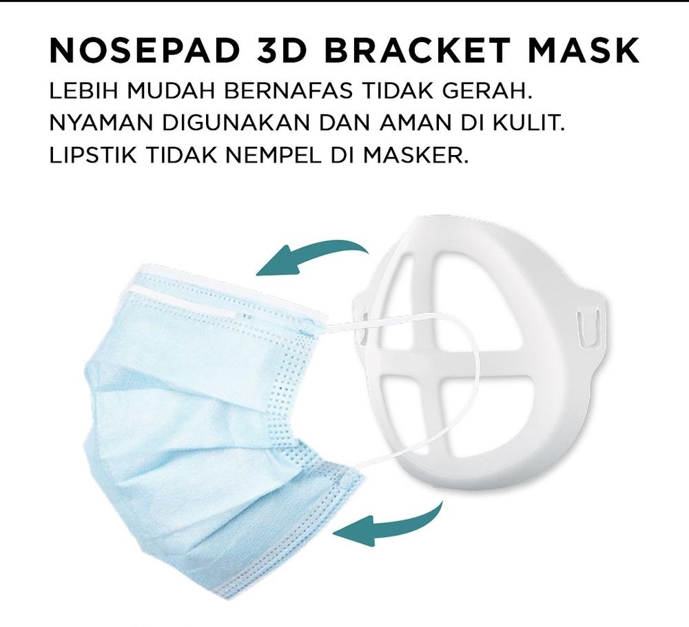 Alas Masker / Penyangga Masker (Mask Braket Support) anti pengap