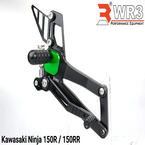 Gambar Footstep / Underbone Racing Depan WR3 V-Series Ninja 150 R / 150 RR - Full Hitam dari WR3 Kota Administrasi Jakarta Barat 5 Tokopedia