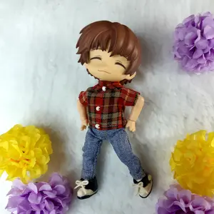 Baju Nendo Nendoroid NendoDoll Flanel Blue Jeans Panjang