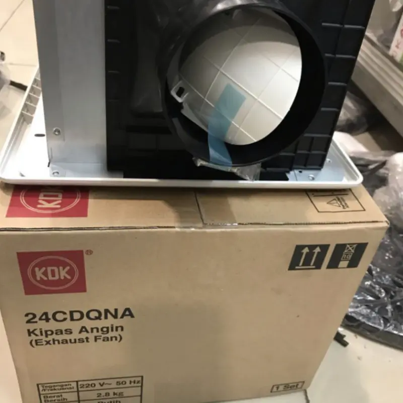 Ceiling Exhaust Fan Plafon Cerobong Sirocco KDK 24CDQN 3
