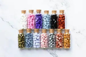 Wax beads in a Bottle | Wax Seal Pellets | Wax Melts | Invitation Wax