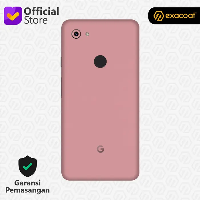 Gambar [EXACOAT] Google Pixel 3a 3M Skin / Garskin - Blush Pink - Model cut only dari Exacoat Kota Bekasi 4 Tokopedia
