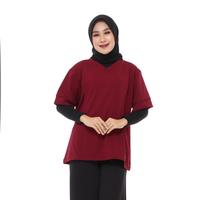 Gambar Atasan V Lengan Pendek dari Baju Hamil Menyusui Mimimama Kab. Bogor 2 Tokopedia