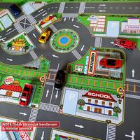 Gambar 1X1 Meter City Mainan Gelar Lantai Paket Bundling Set Pelengkap Koleksi Diecast Car Road Map Mobil Denah Peta Rambu Lalu Lintas Tema Jalan Kota Imajinasi Edukasi Toys dari Noble Online Shop Kota Tangerang 4 Tokopedia