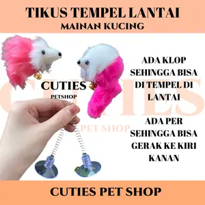 Mainan Kucing (Tikus tempel lantai)