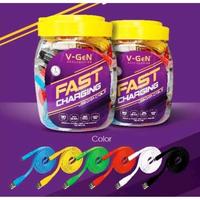 Gambar V-Gen Vgen JCM3-02 Kabel Data Charger USB Micro Gepeng Resmi dari Golden Celluler Kota Administrasi Jakarta Pusat 3 Tokopedia