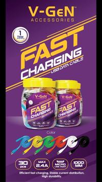 Gambar V-Gen Vgen JCM3-02 Kabel Data Charger USB Micro Gepeng Resmi dari Golden Celluler Kota Administrasi Jakarta Pusat 4 Tokopedia