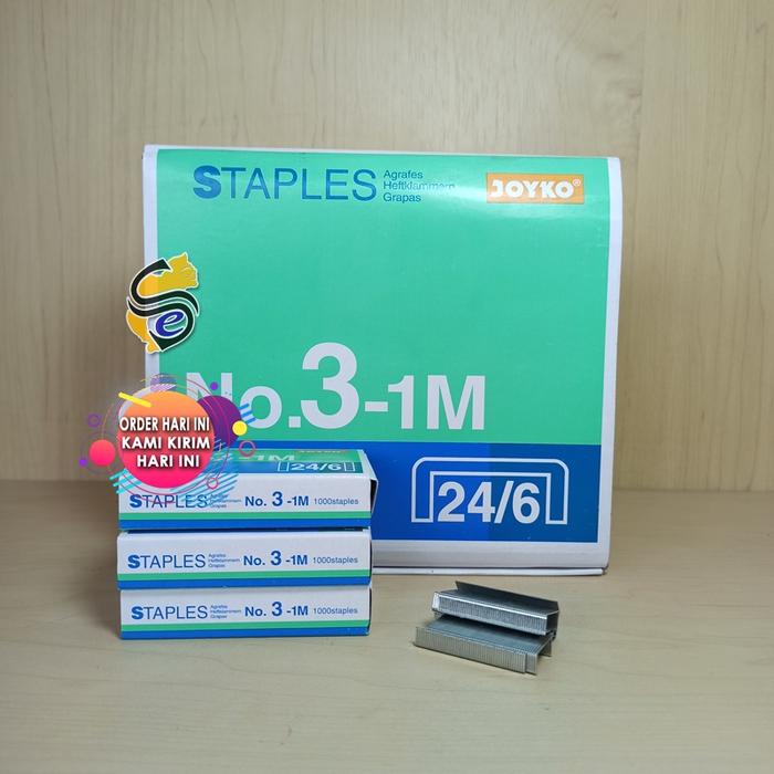 Gambar Isi Stapler Joyko No 3 / Isi Straples Staples Hecter Jepretan - Etona dari Semart Komputer &amp; Stationery Kota Depok Tokopedia