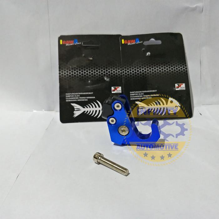Gambar Gantungan Barang Cnc Lipat - Tekuk Nmax Aerox Mio Vario Beat Scoopy dari Infinity Automotive Kota Administrasi Jakarta Barat 3 Tokopedia