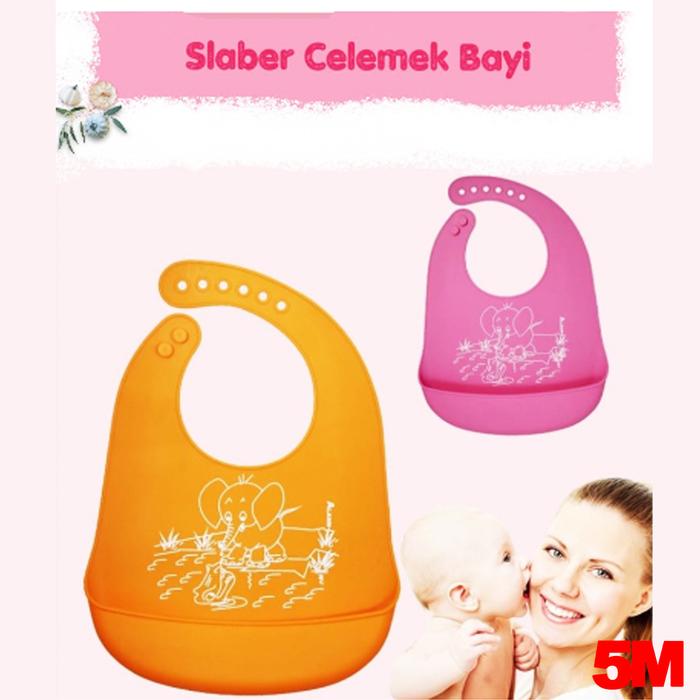 Gambar Celemek Makan Bayi Bahan Silikon Aman Digunakan dari Oppolia Kab. Tangerang Tokopedia