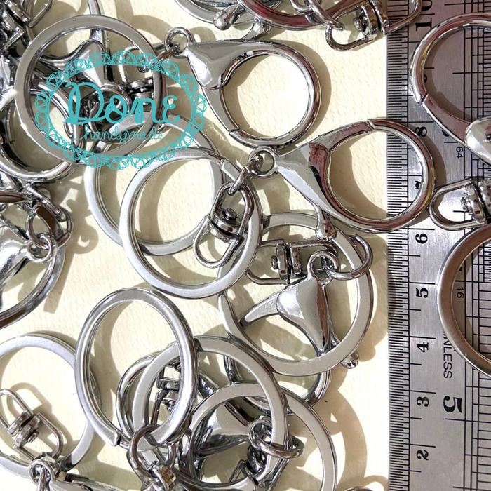 Gambar clasp silver large kaitan lobster besar keychain gantungan kunci dari Done Handymade Kota Administrasi Jakarta Barat Tokopedia
