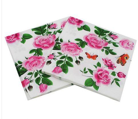 Gambar Decoupage Napkin - Tissue Decoupage 2Ply FL - Rose Wreath dari JPL CRAFT STORE Kota Administrasi Jakarta Timur Tokopedia
