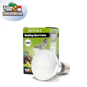 Lucky herp basking spot lamp 25 watt like Exo terra nomoy lampu reptil