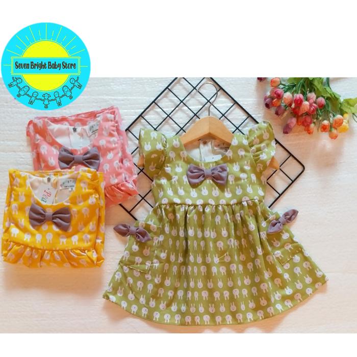 Gambar Baby Dress Anak Perempuan Candice Rabbit 1 Tahun Katun Adem dari Sevenbrightbabystore Kota Administrasi Jakarta Pusat Tokopedia