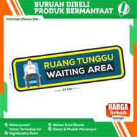 Gambar Sticker Ruang Tunggu Waiting Area Dengan Gambar mempesona dari Desain Vantasy Kota Surakarta 1 Tokopedia