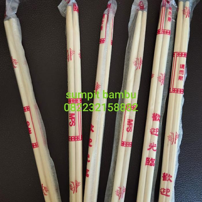 Gambar sumpit bambu / sumpit kayu dari limelashop Kota Surabaya Tokopedia