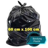 Gambar plastik sampah Cinta HD / trash bag UK 60x100 hitam / kantong sampah dari Bandung Plastik Kota Bandung 5 Tokopedia