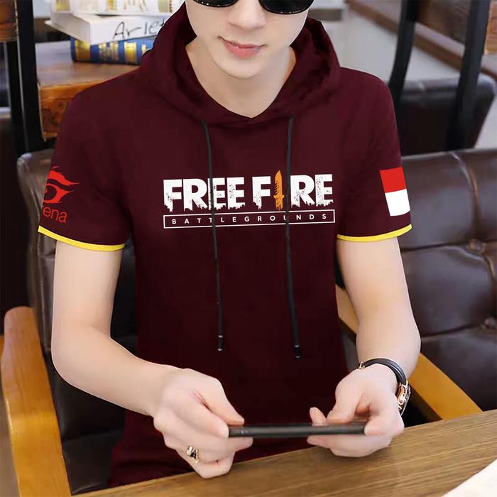 Gambar Sweater Hoodie Lengan Pendek Pria Sweter Cowok Distro Freefire Looting dari queenlabell Kota Administrasi Jakarta Barat Tokopedia