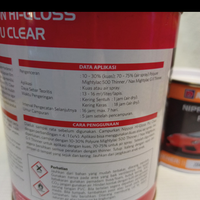 Gambar vernis nippon hi-gloss pu clear coat noppon pu 1 kg dari chattwa shop Kota Depok 2 Tokopedia