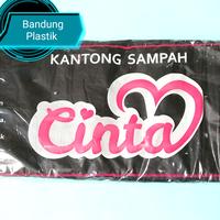 Gambar plastik sampah Cinta HD / trash bag UK 80x120 hitam / kantong sampah dari Bandung Plastik Kota Bandung 2 Tokopedia