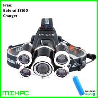 Gambar Paket Headlamp Light Cree XM-L T6 4 XPE 40000 Lumens dari MIXPC Kab. Mojokerto 1 Tokopedia