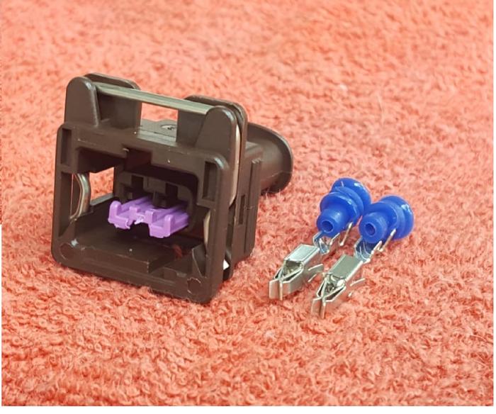 Gambar Delphi 3.5mm 2 Pin 2P Female waterproof Nozzle Ignition Coil CONNECTOR dari ELEKTERONG2 Kab. Jember Tokopedia