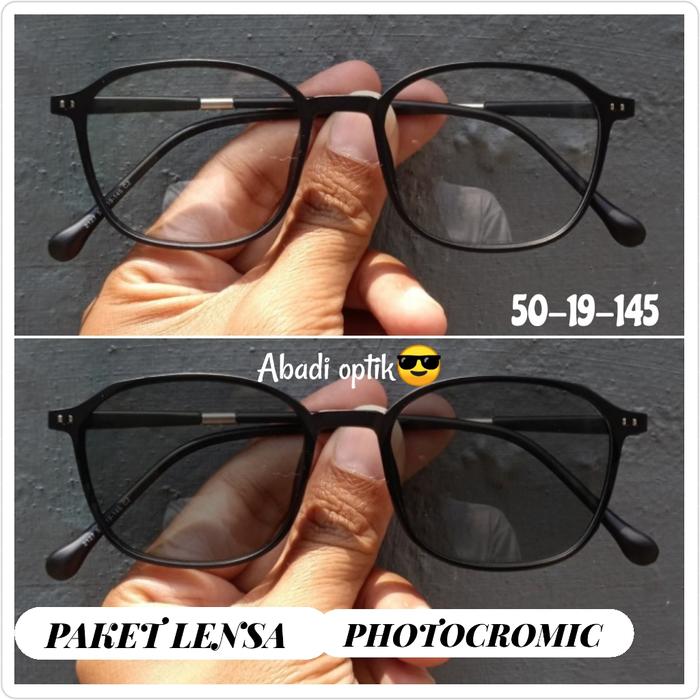 Gambar KACAMATA PHOTOCROMIC PRIA WANITA FRAME 2127 dari kacamata Fay24 Kota Administrasi Jakarta Pusat Tokopedia