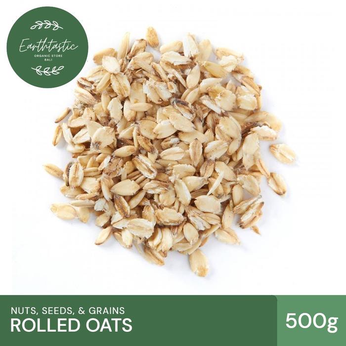 Gambar Rolled Oats / Gandum 500g dari Earthtastic Kota Depok Tokopedia