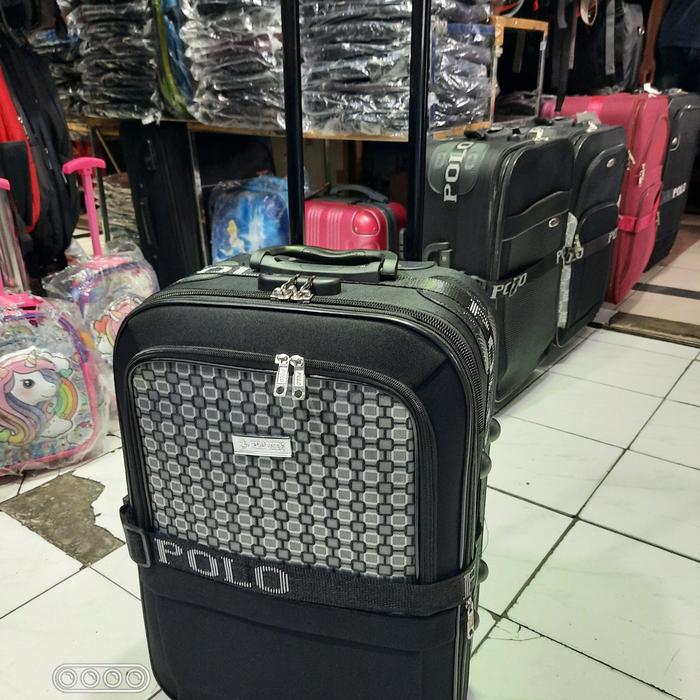 Gambar koper bahan 20 in hitam dari BANDUNG_TRAVEL_BAGS Kota Bandung Tokopedia
