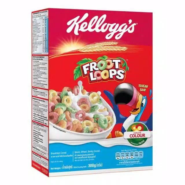 Gambar FROOT LOOPS Cereal 300 gram Kelloggs Sereal Ring Rasa Buah Fruit Loop dari sollahcell Kota Tangerang Selatan Tokopedia