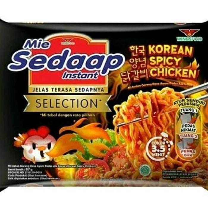 Gambar Mie Sedaap Goreng Spicy Korea dari Toko samudra prima Kota Medan Tokopedia