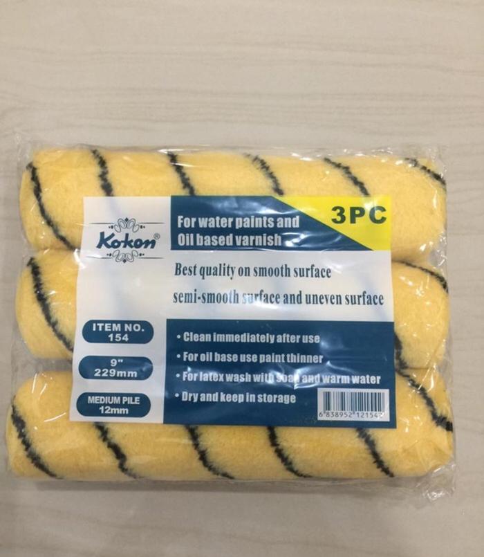 Gambar Bulu kuas rol 9inci refill kuas roll dari Ingat Jaya selalu Kota Medan Tokopedia