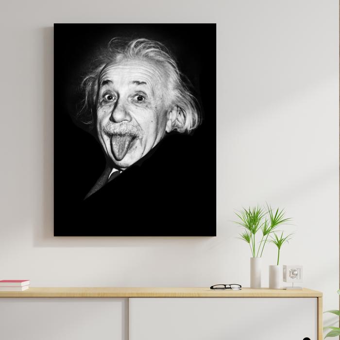 Gambar Poster Kayu "Albert Einstein" Ukuran 20Cm x 30Cm dari posterclassic Kota Sukabumi Tokopedia