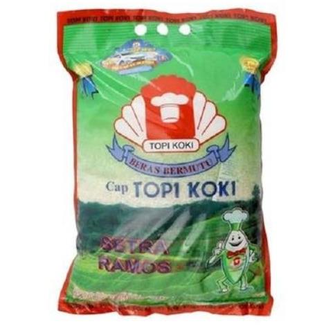 Gambar Beras Topi Koki Sentra Ramos 5 kg dari Fortuna19 Kota Bekasi Tokopedia