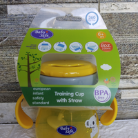 Gambar botol minum anak baby safe wieghted straw training cup 250 ml dari abrisam babyshop Kab. Bekasi 2 Tokopedia