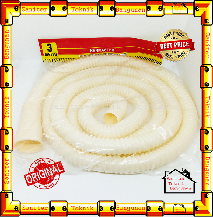 Gambar Selang Pembuangan Air Mesin Cuci 3 Meter Kenmaster dari Saniter Teknik Bangunan Kota Administrasi Jakarta Utara Tokopedia