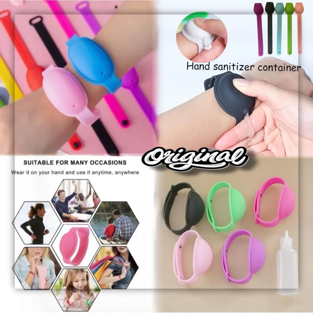 BERKAT TOSERBA - ORIGINAL PREMIUM Gelang hand sanitizer / gelang prakt Tangan Soap