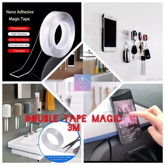 Gambar DOUBLE TAPE SUPER ISOLASI BENING MULTIFUNGSI 3M dari Toko Mefan Kab. Bekasi Tokopedia