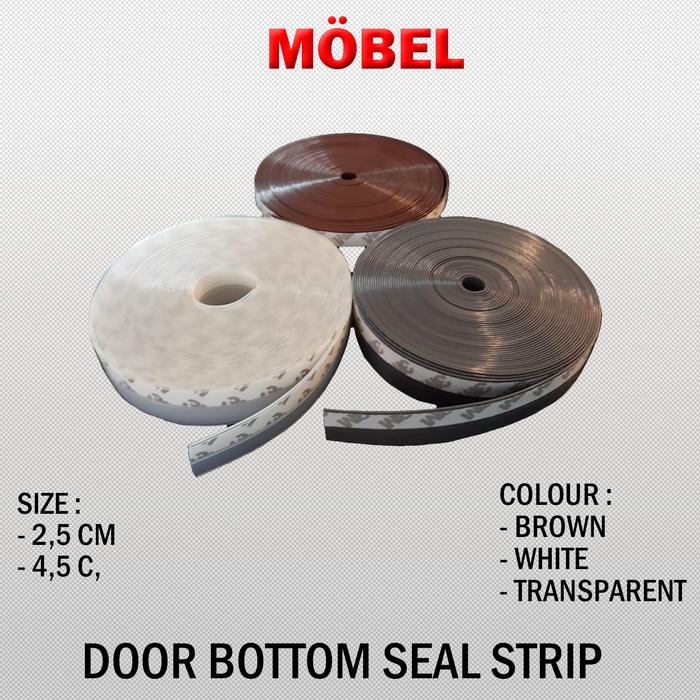 Gambar Penutup Celah bawah Pintu - Door Bottom seal STRIP 45mm/4,5cm dari Serpong Sejahtera Kota Administrasi Jakarta Barat Tokopedia