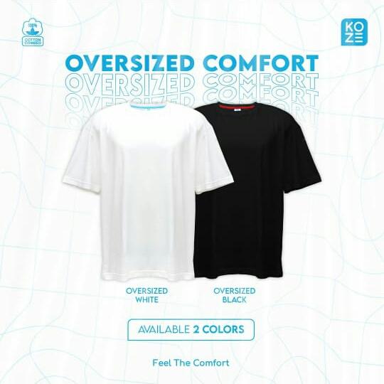 Gambar Kaos Polos Koze Premium Oversized Comfort dari ALAT SABLON MEDAN Kota Medan Tokopedia