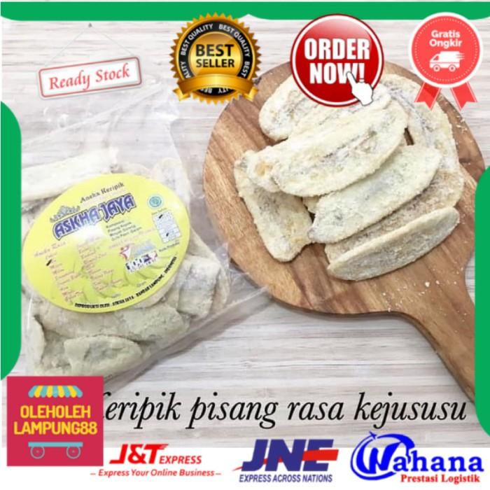Gambar Keripik Pisang Kepok Kripik Pisang Askha Jaya Rasa Keju Susu 250G Enak dari Lucky Eat 88 Kota Bandar Lampung Tokopedia