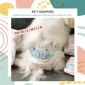 Pet Diapers - Popok Celana Dalam Hewan Anjing Kucing Kelinci Monyet