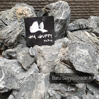 Gambar Batu Seiryu Black Grade A -+ Uk 10-18cm (Per Kg) - Hardscape Aquascape dari GM Guppy Farm Kab. Bekasi 1 Tokopedia