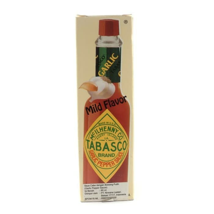 Gambar TABASCO BRAND GARLIC PEPPER sauce 60 ml mild flavour dari Adzriel part 13 Kota Administrasi Jakarta Selatan Tokopedia