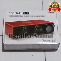 Gambar Focusrite Scarlett 2i2 USB Audio Interface dari Hendra Sound Music Kota Malang 4 Tokopedia