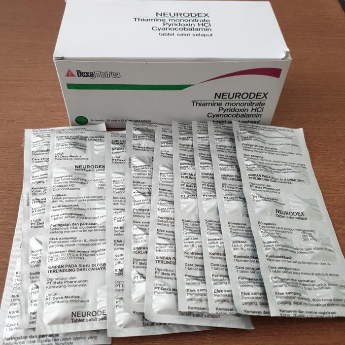 Gambar Neurodex strip 10 tablet dari SinarWaluyo11 Kota Semarang Tokopedia